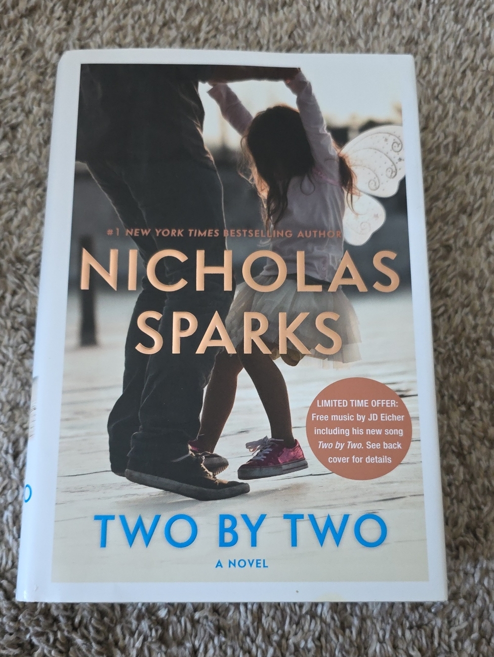 SIGNED Nicholas Sparks Two by Two FIRST EDITION Hardcover | Autographed